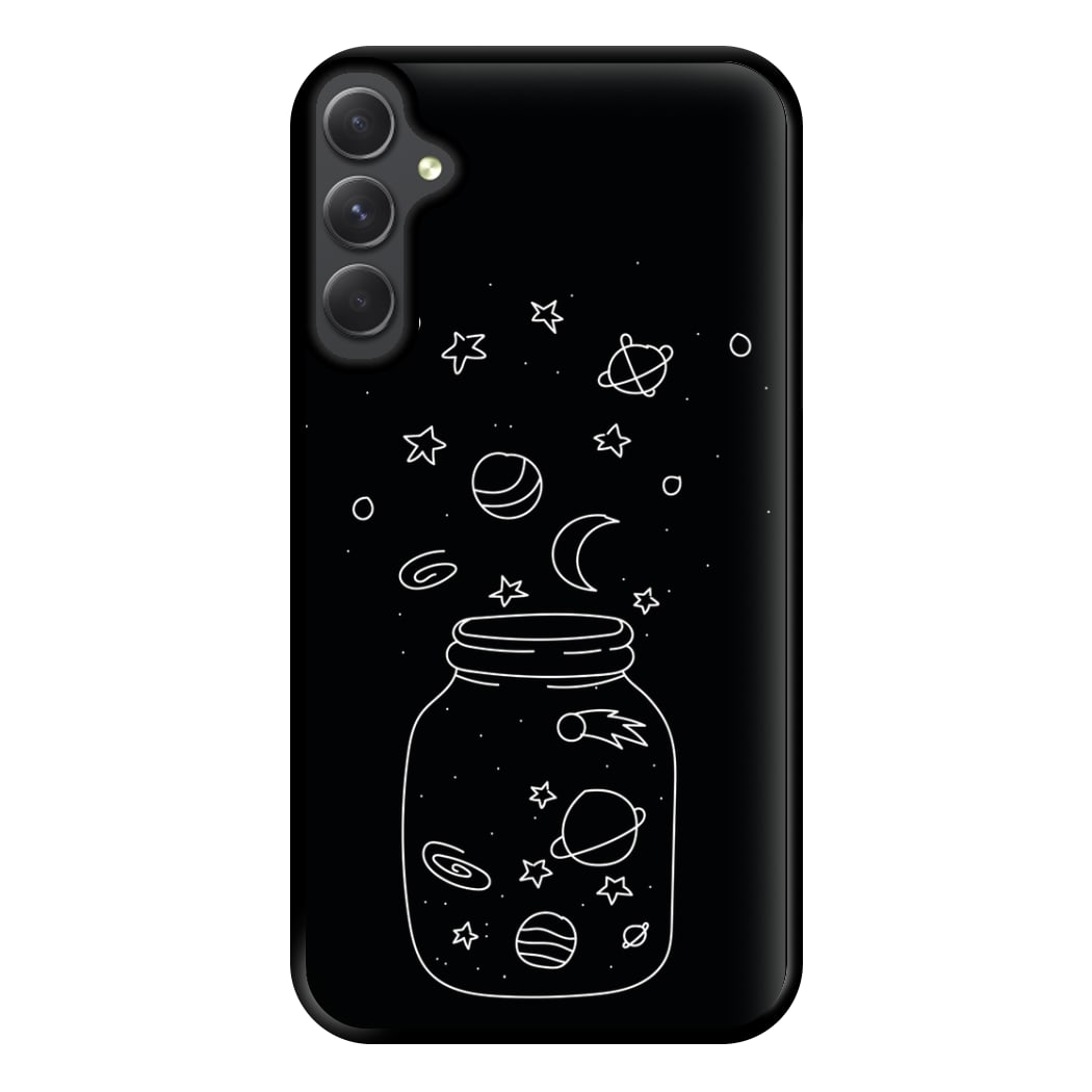 Space Jar Phone Case for Galaxy A14