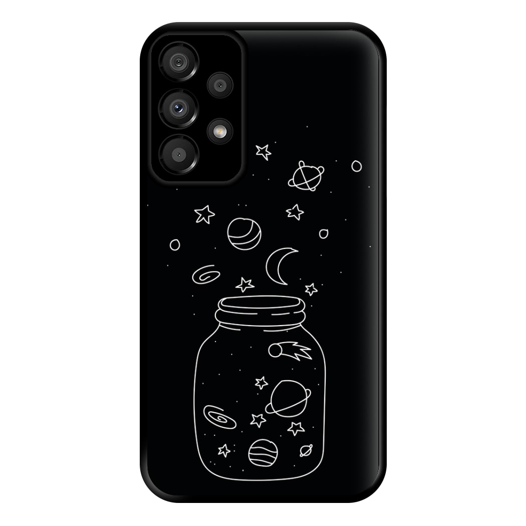 Space Jar Phone Case for Galaxy A33