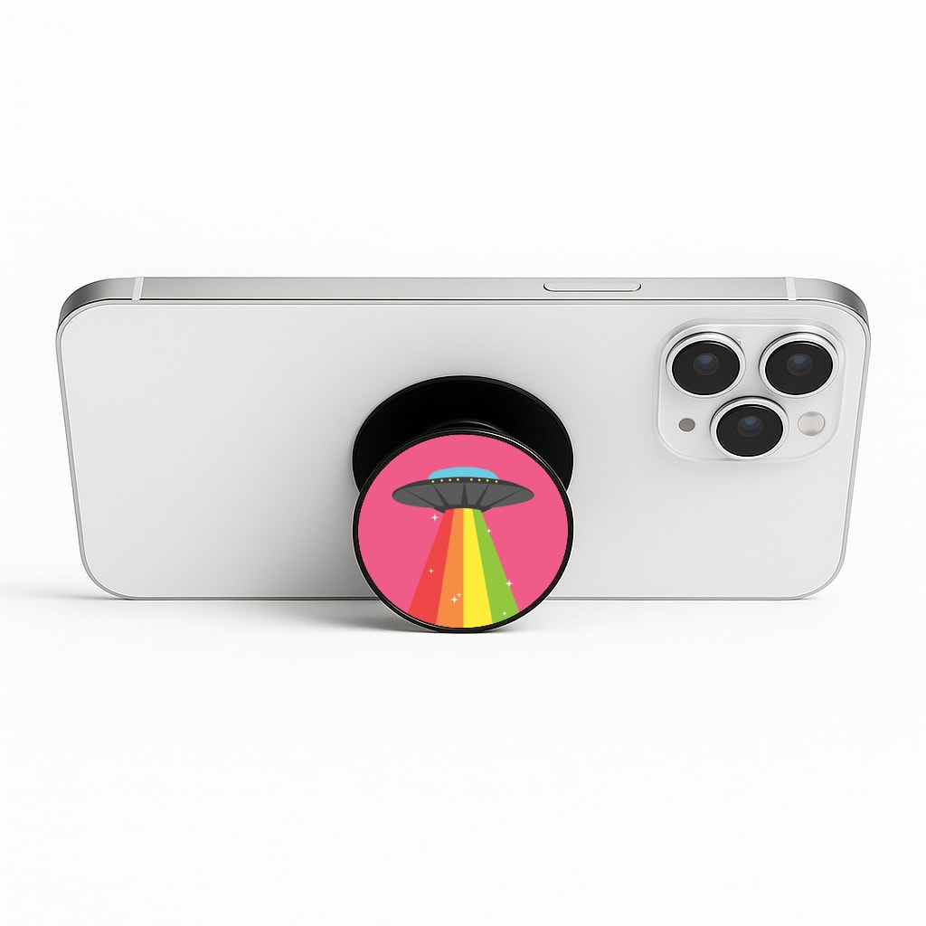 Rainbow Alien Spaceship FunGrip