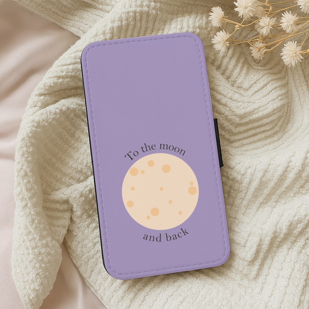 To The Moon And Back Wallet Phone Case