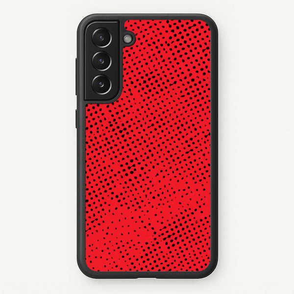 Red Comic Pattern Phone Case - Galaxy S22 / Standard