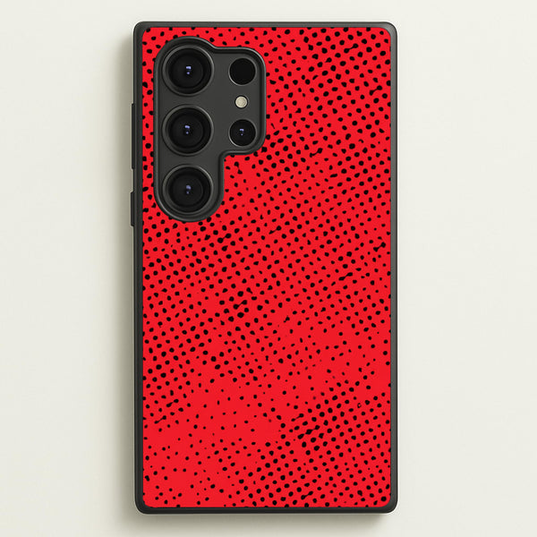 Red Comic Pattern Phone Case - Galaxy S25 Ultra / Standard