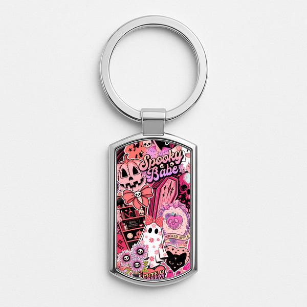 Silver Metal Keyring