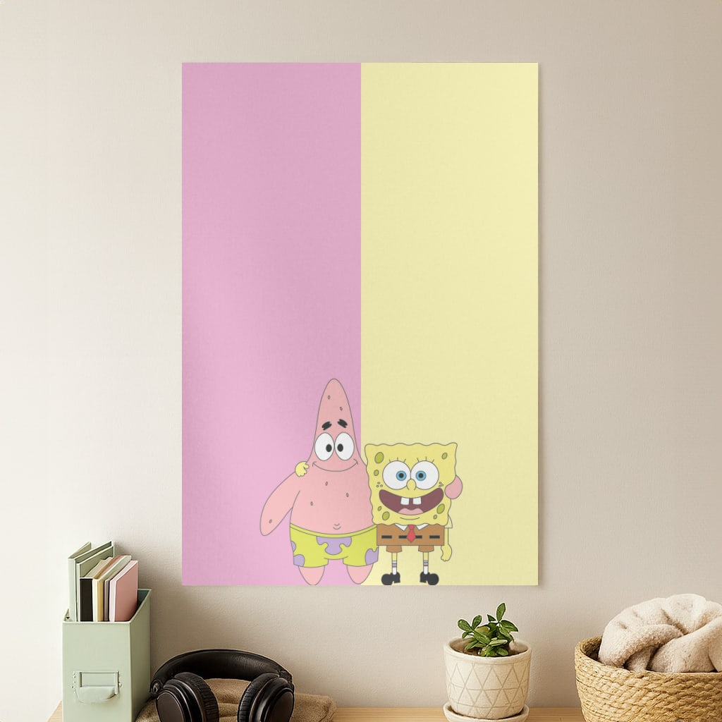 Patrick And Sponge Poster
