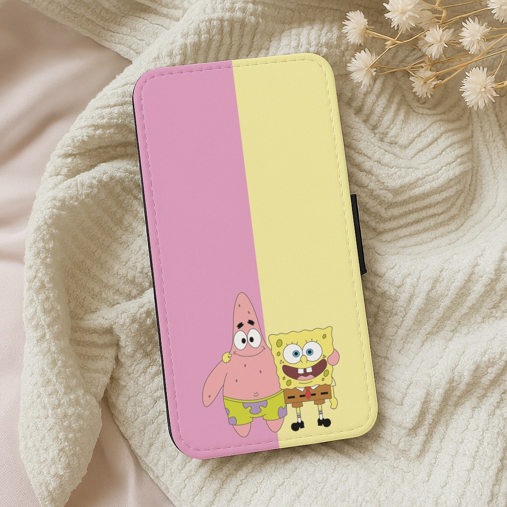 Patrick And Sponge Wallet Phone Case