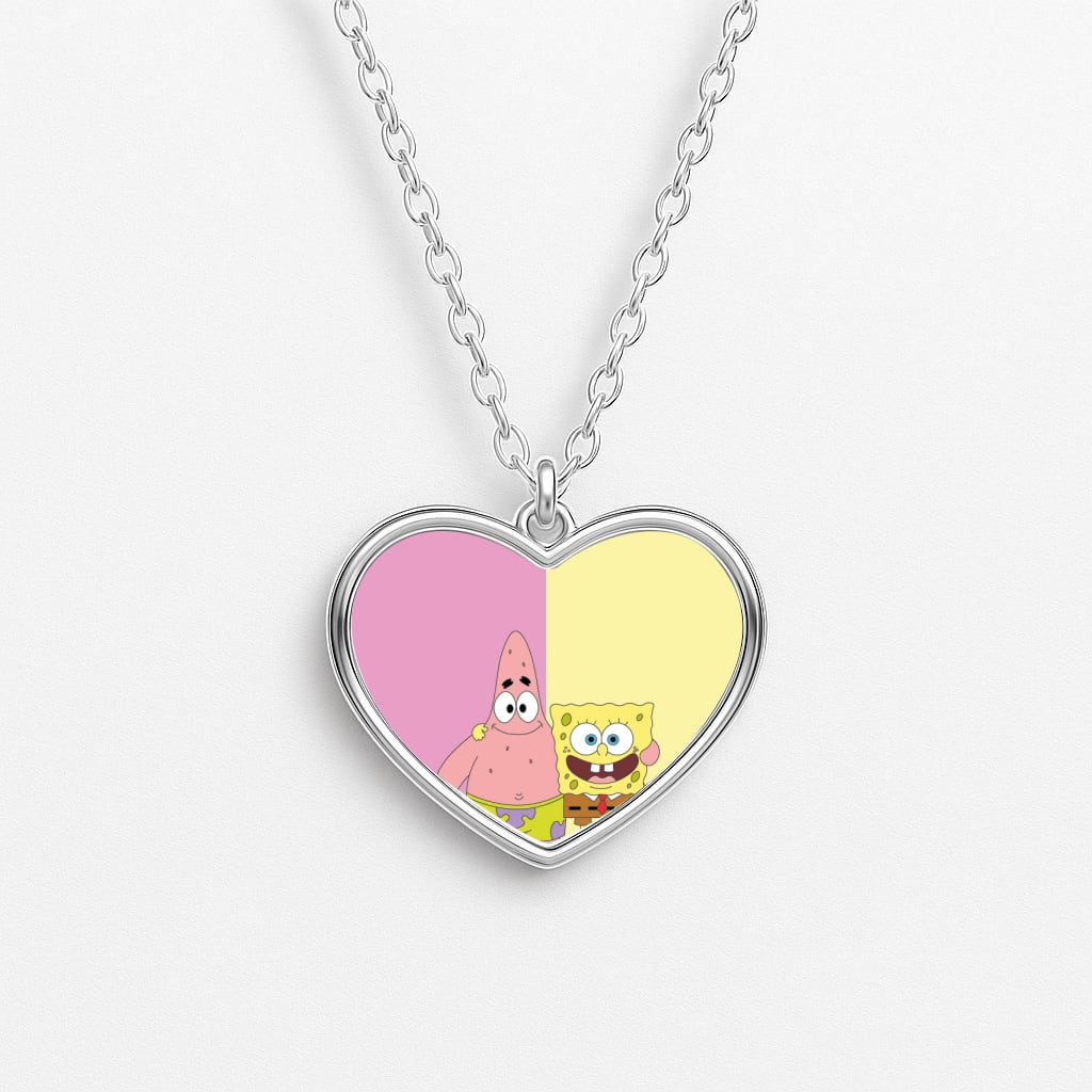 Patrick And Sponge Necklace