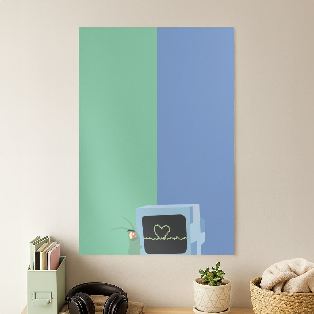 Plankton And Karen Poster