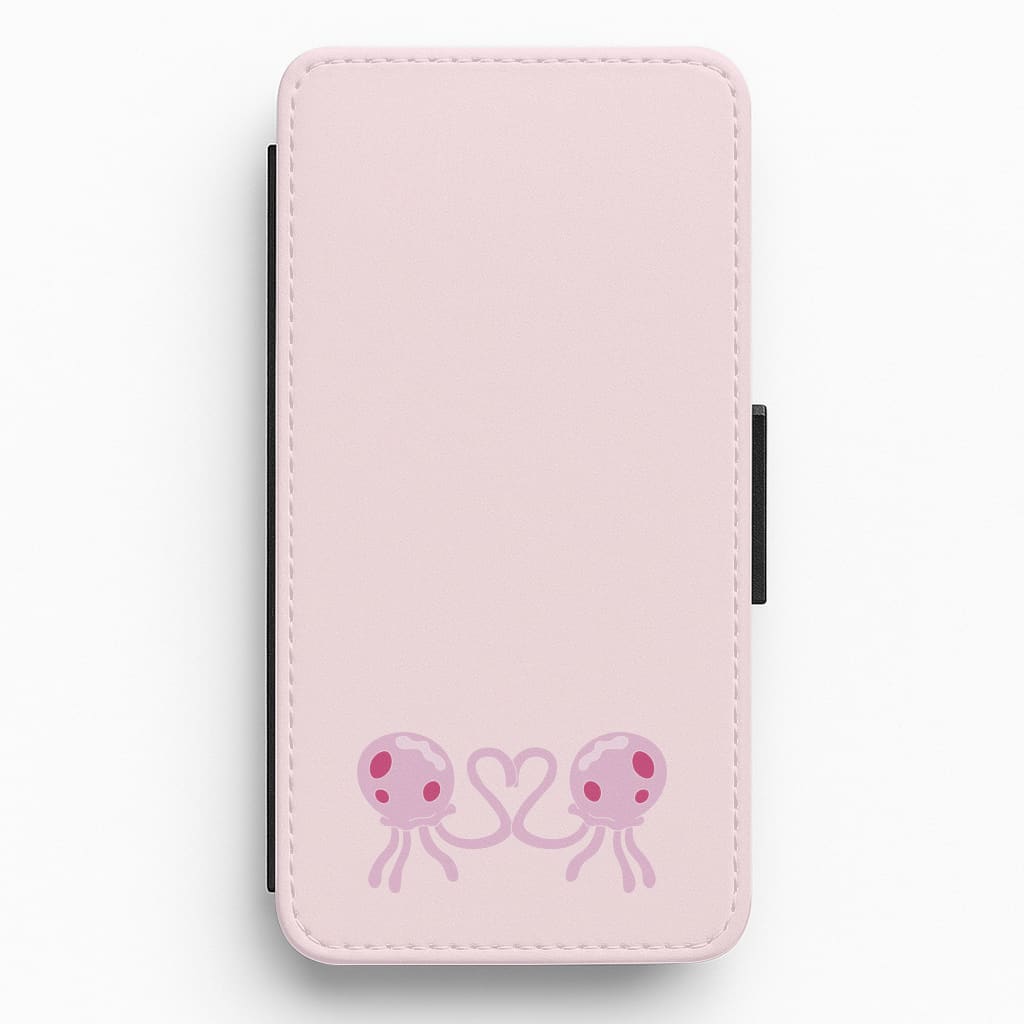 Love Heart Flip / Wallet Phone Case