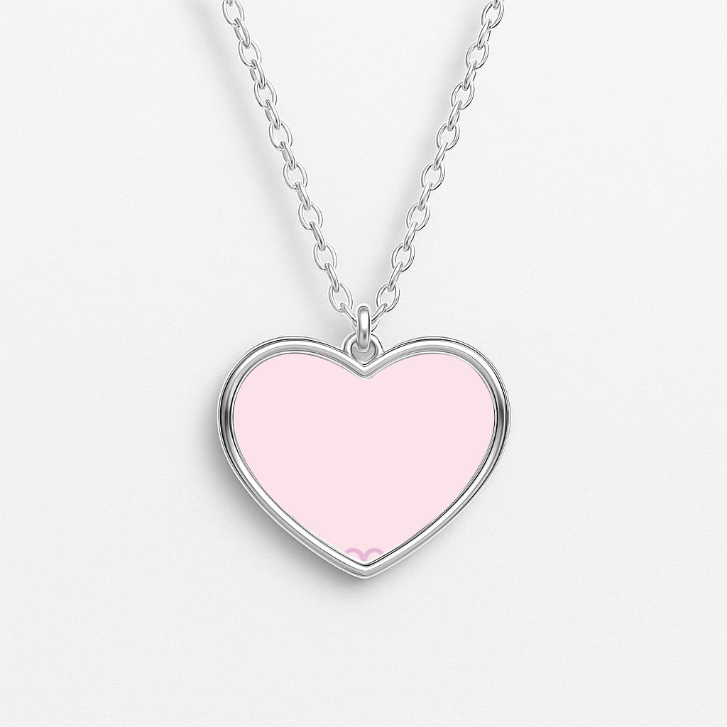 Love Heart Heart Necklace
