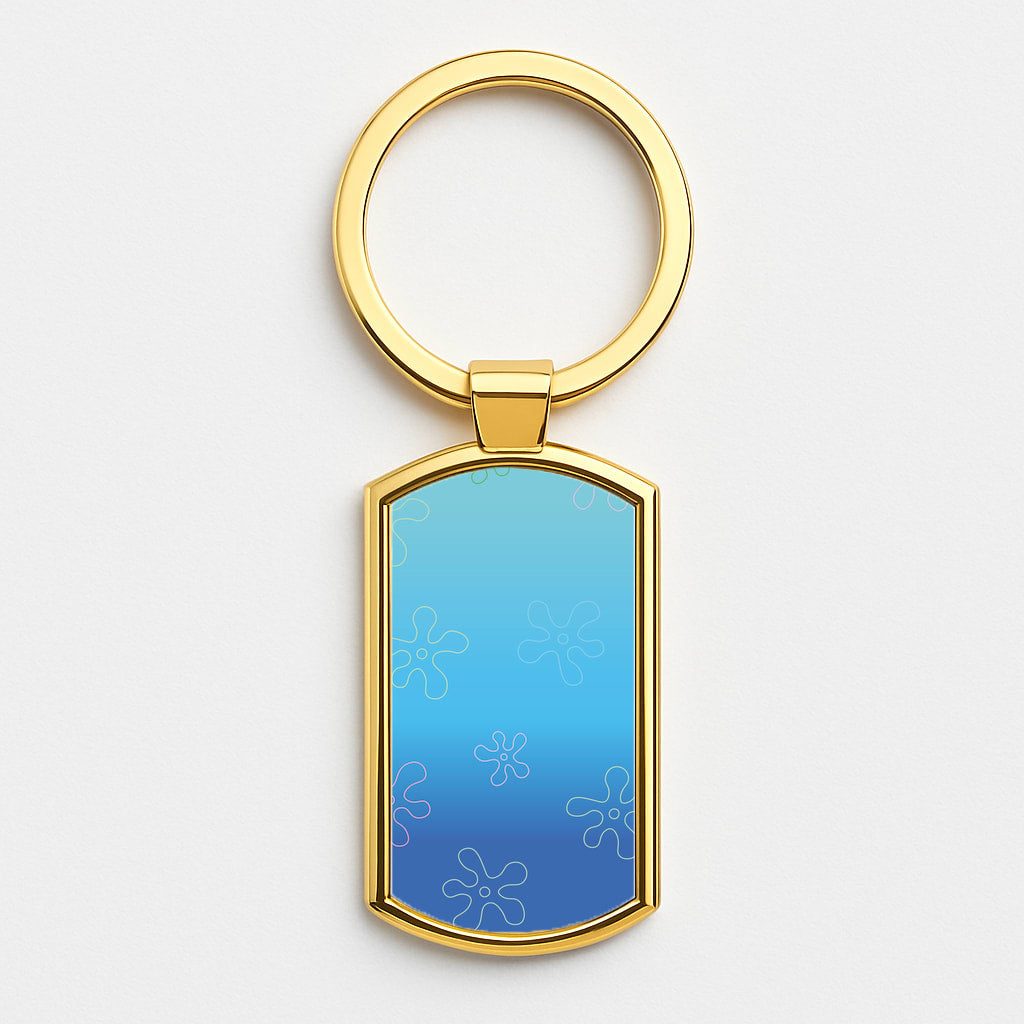 Bikini Bottom Gold Keyring