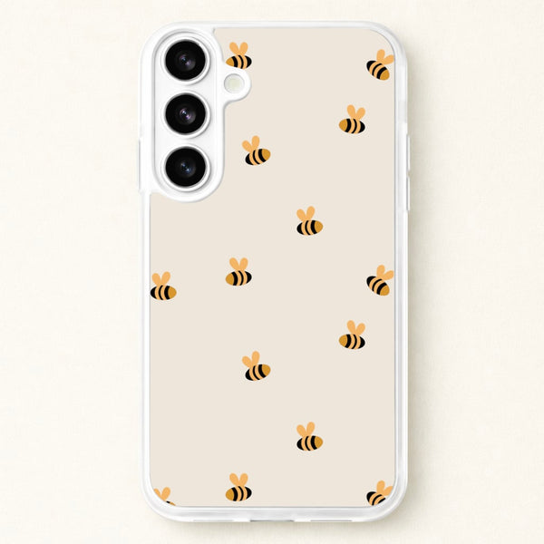 Spring Bee Pattern Phone Case for Galaxy S26 Plus