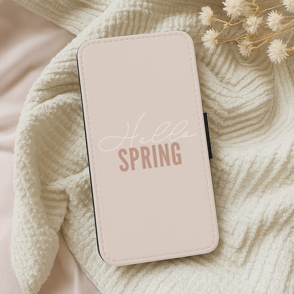 Hello Spring Wallet Phone Case