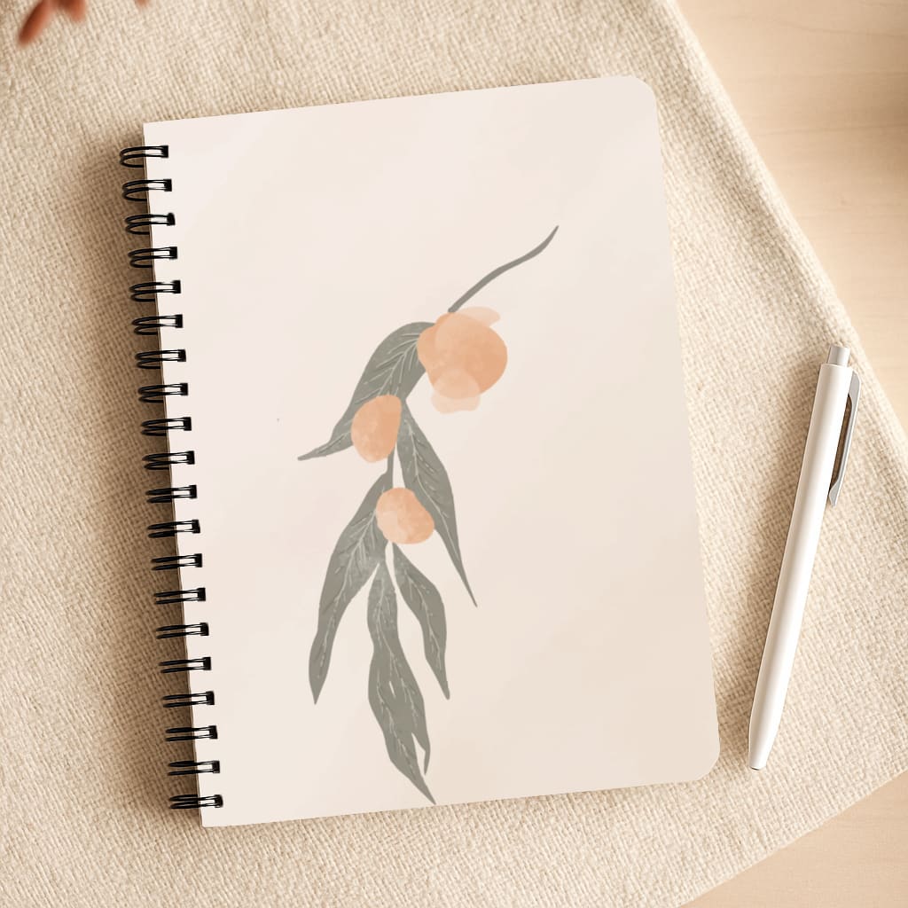 Spring Peaches Notepad
