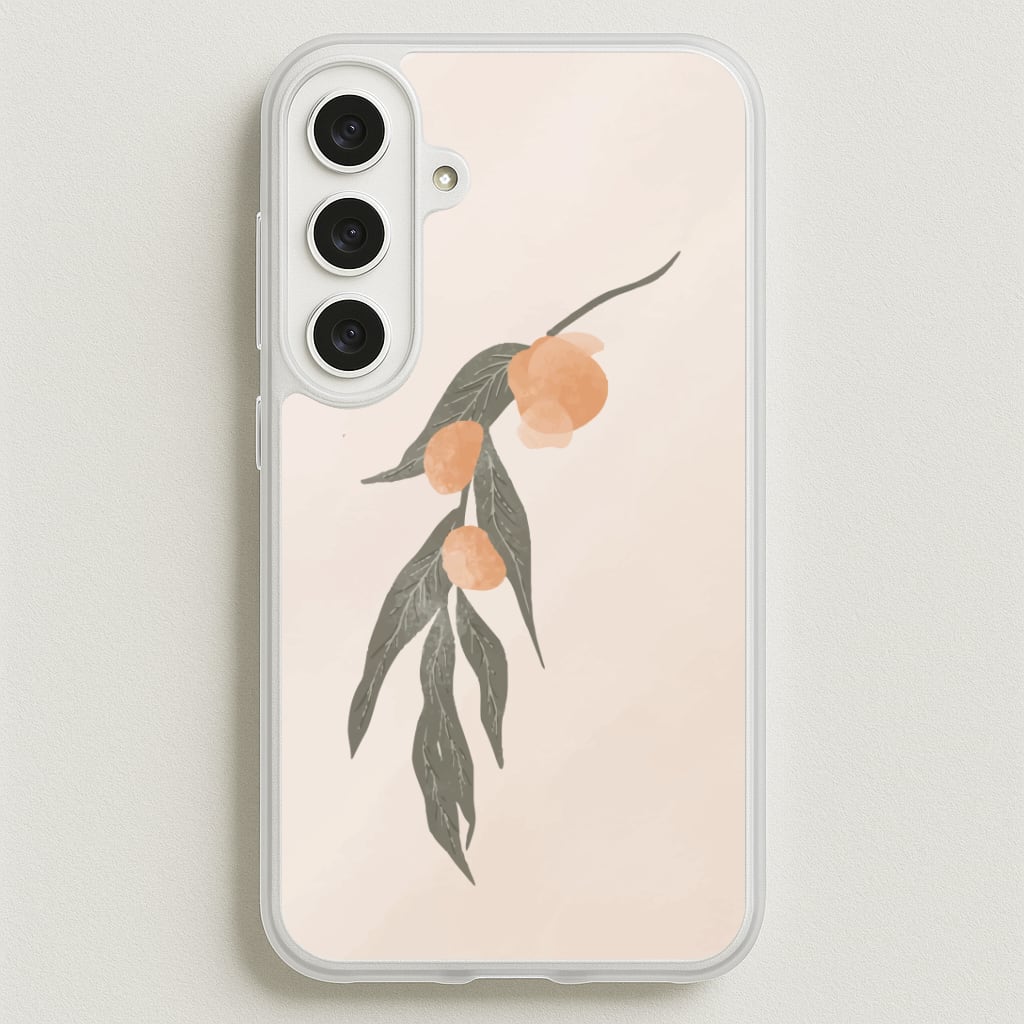 Spring Peaches Phone Case for Galaxy S25FE