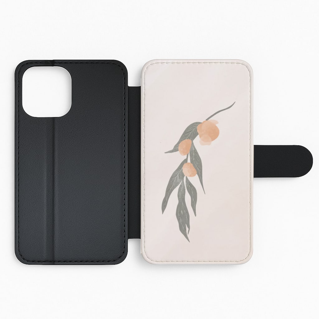Spring Peaches Flip Phone Case