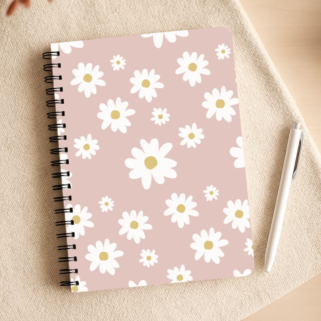 Spring Daisy Pattern Notepad