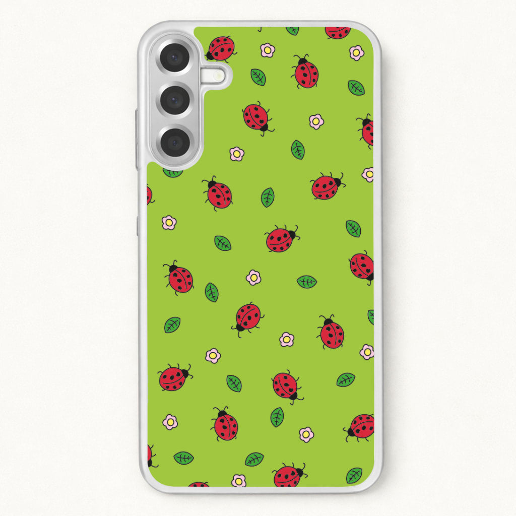 Ladybugs And Flowers - Spring Patterns Phone Case for Galaxy A17