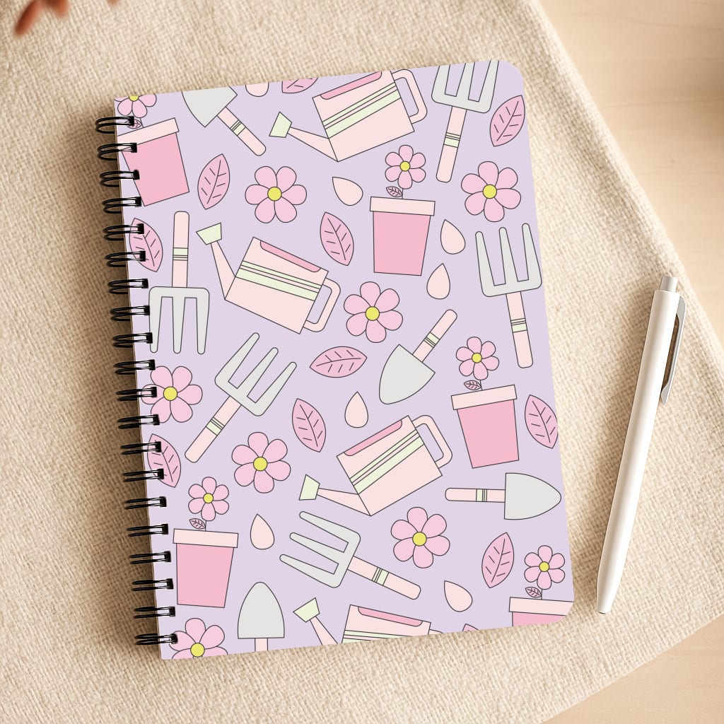 Gardening Tools - Spring Patterns Notepad