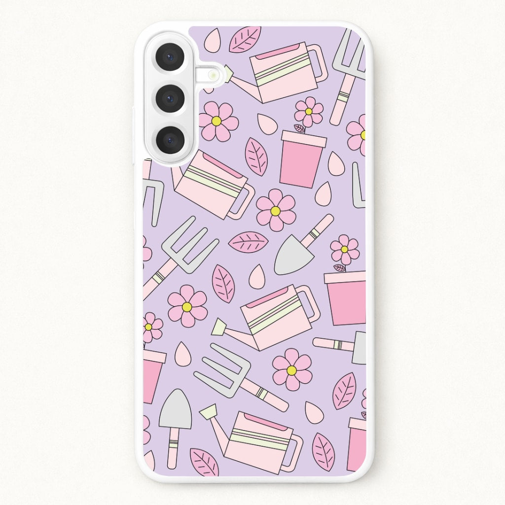 Gardening Tools - Spring Patterns Phone Case for Galaxy A17
