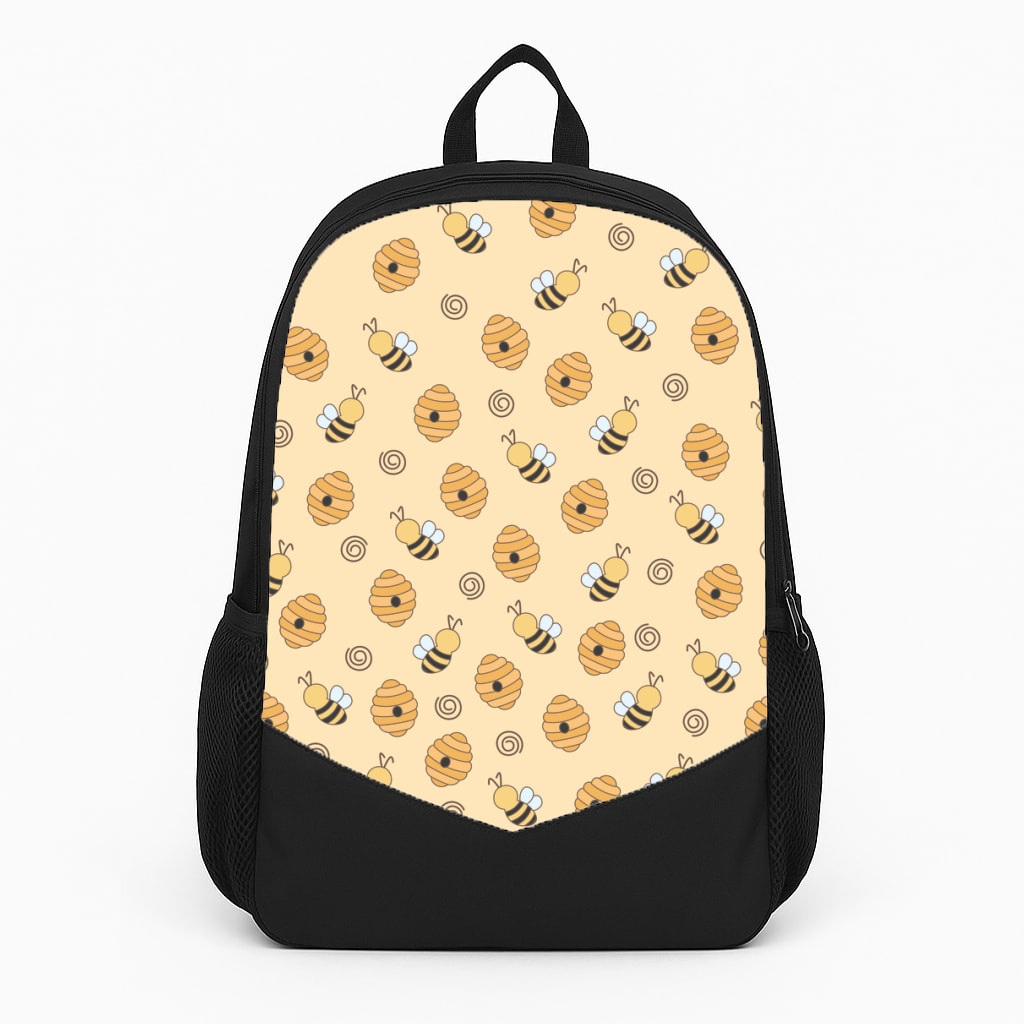 Honey Bees - Spring Patterns Large Backpack