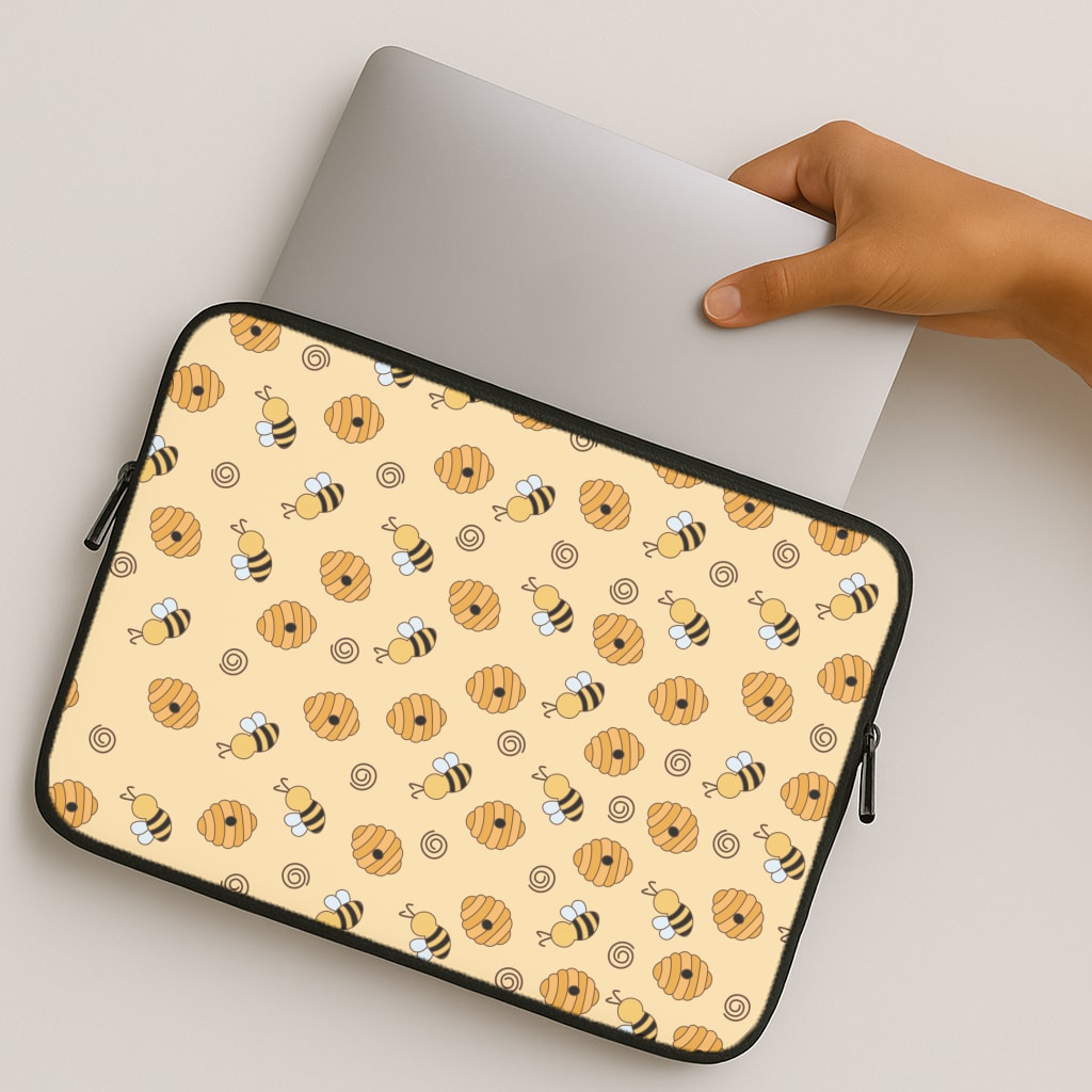Honey Bees - Spring Patterns MacBook Case