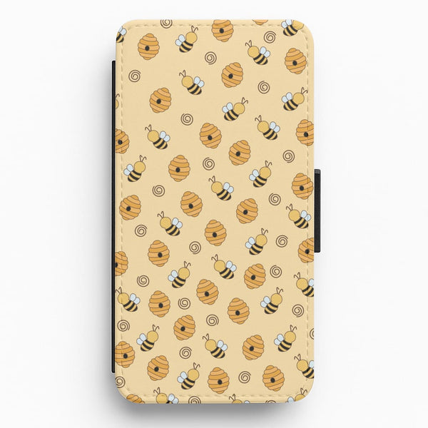 Honey Bees - Spring Patterns Flip / Wallet Phone Case