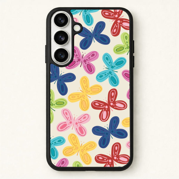 Butterflies - Spring Patterns Phone Case for Galaxy S26 Plus