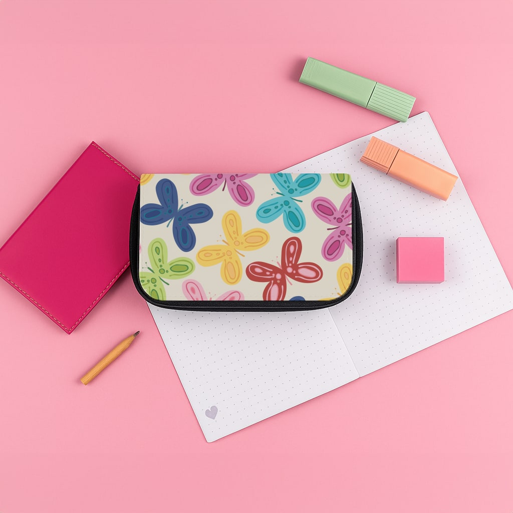 Butterflies - Spring Patterns Pencil Case