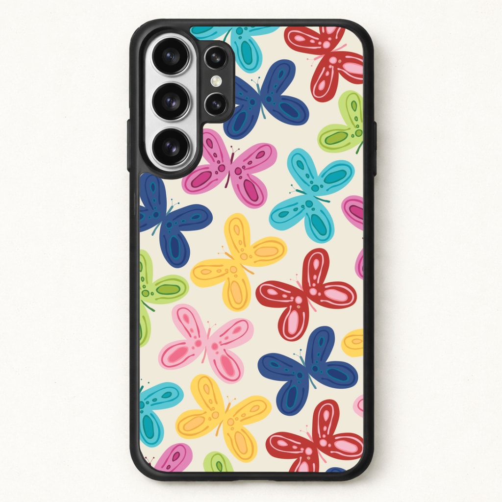Butterflies - Spring Patterns Phone Case for Galaxy S26 Ultra