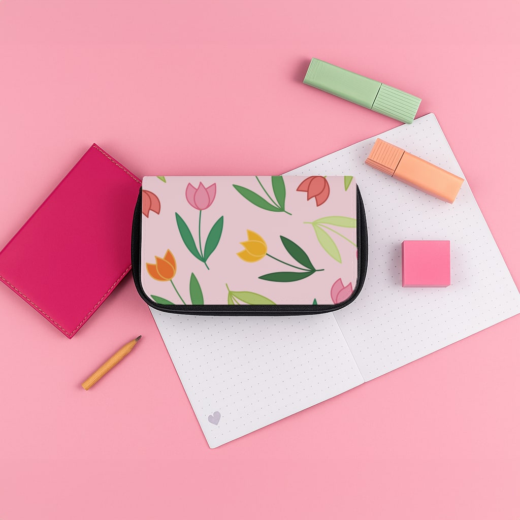 Tulips - Spring Patterns Pencil Case