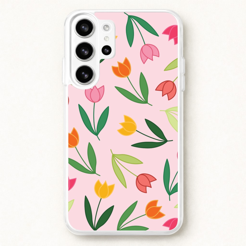 Tulips - Spring Patterns Phone Case for Galaxy S26 Ultra