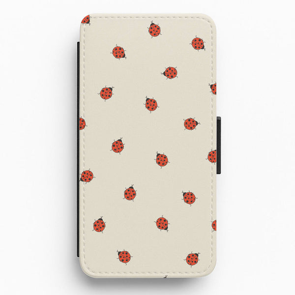 Ladybirds - Spring Patterns Flip / Wallet Phone Case