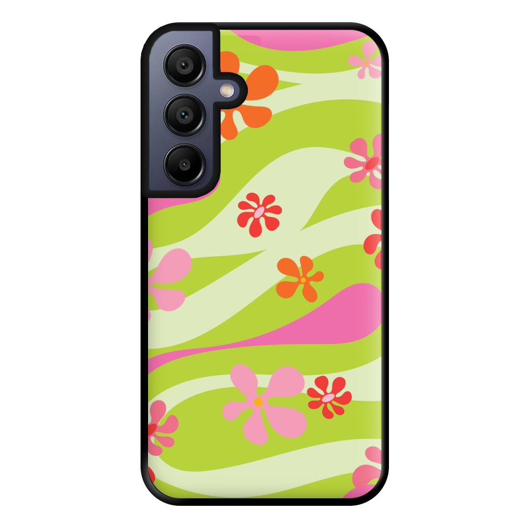Retro Flowers Pattern Phone Case for Galaxy A16