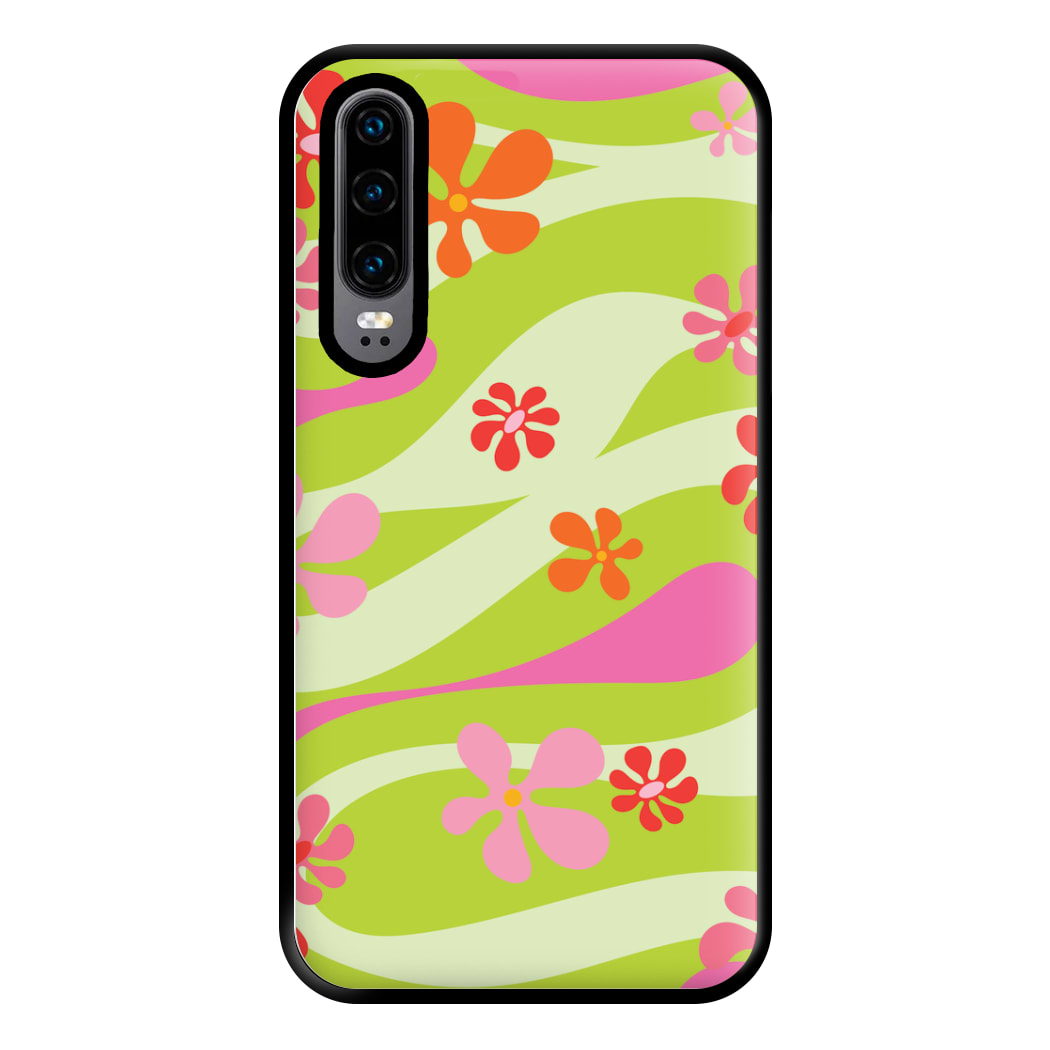 Retro Flowers Pattern Phone Case for Huawei P30
