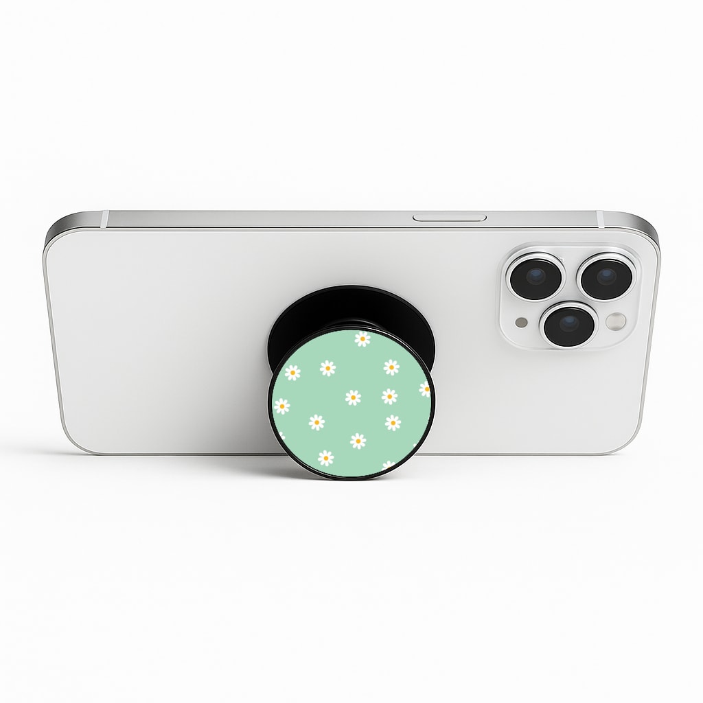 Teal Daisies Phone Stand
