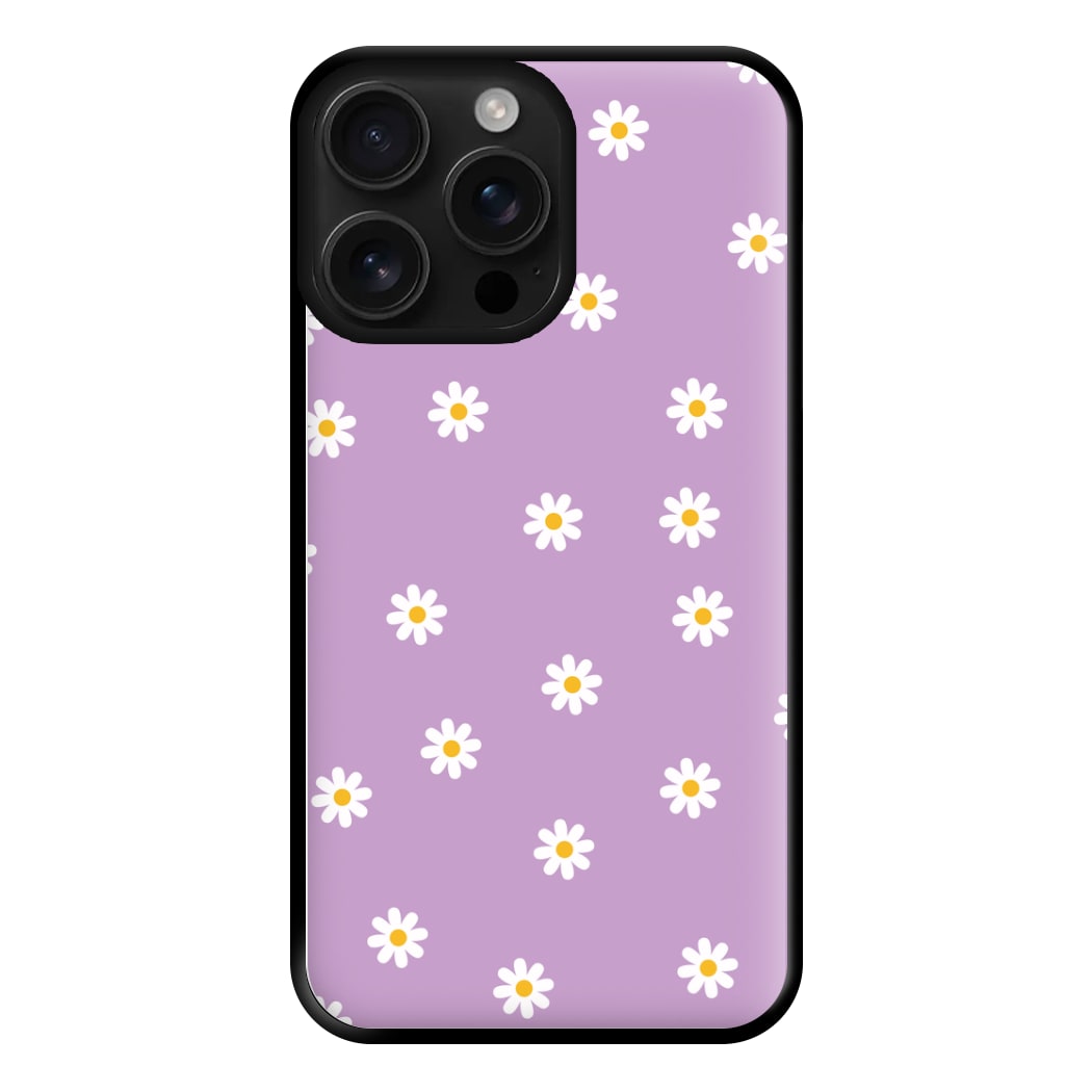 Purple Daisies Phone Case for iPhone 16 Pro Max