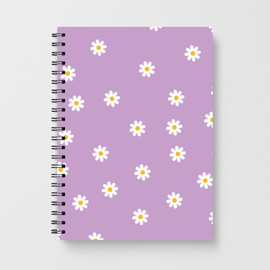 Purple Daisies  Notebook