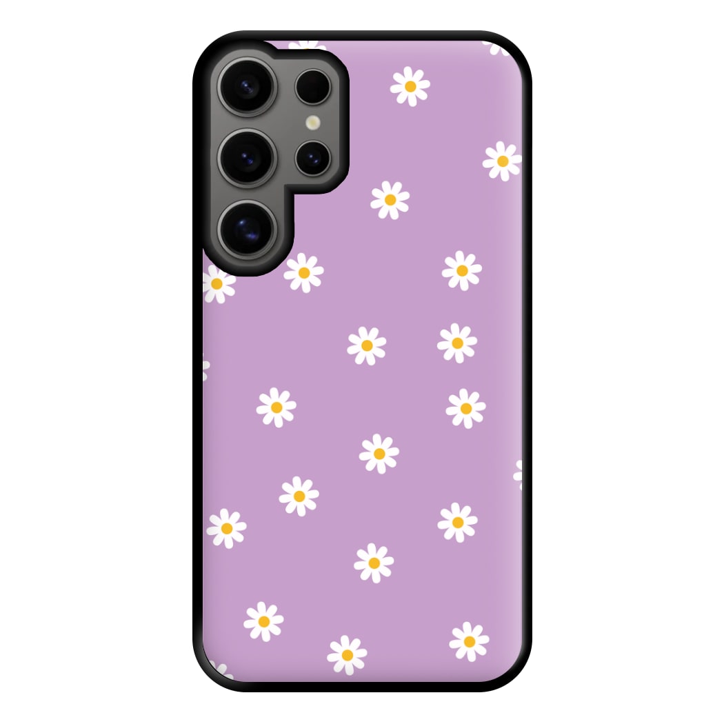 Purple Daisies Phone Case for Galaxy S24 Ultra