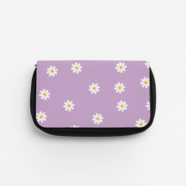 Purple Daisies Pencil Case