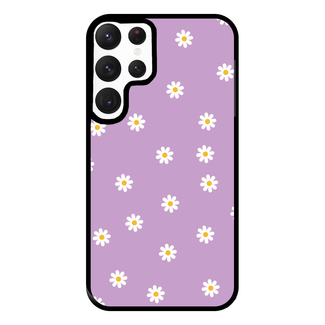 Purple Daisies Phone Case for Galaxy S22 Ultra