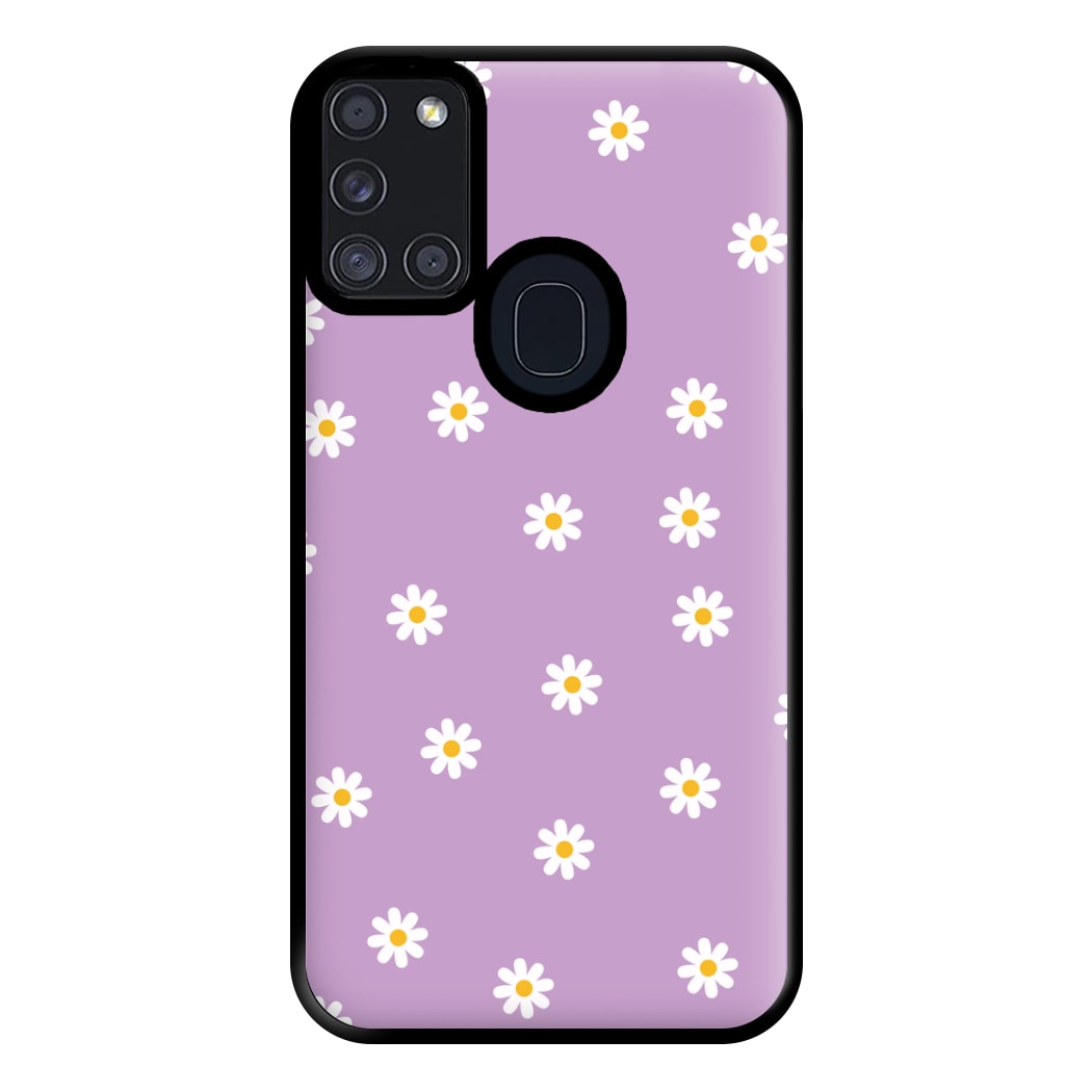 Purple Daisies Phone Case for Galaxy A21s