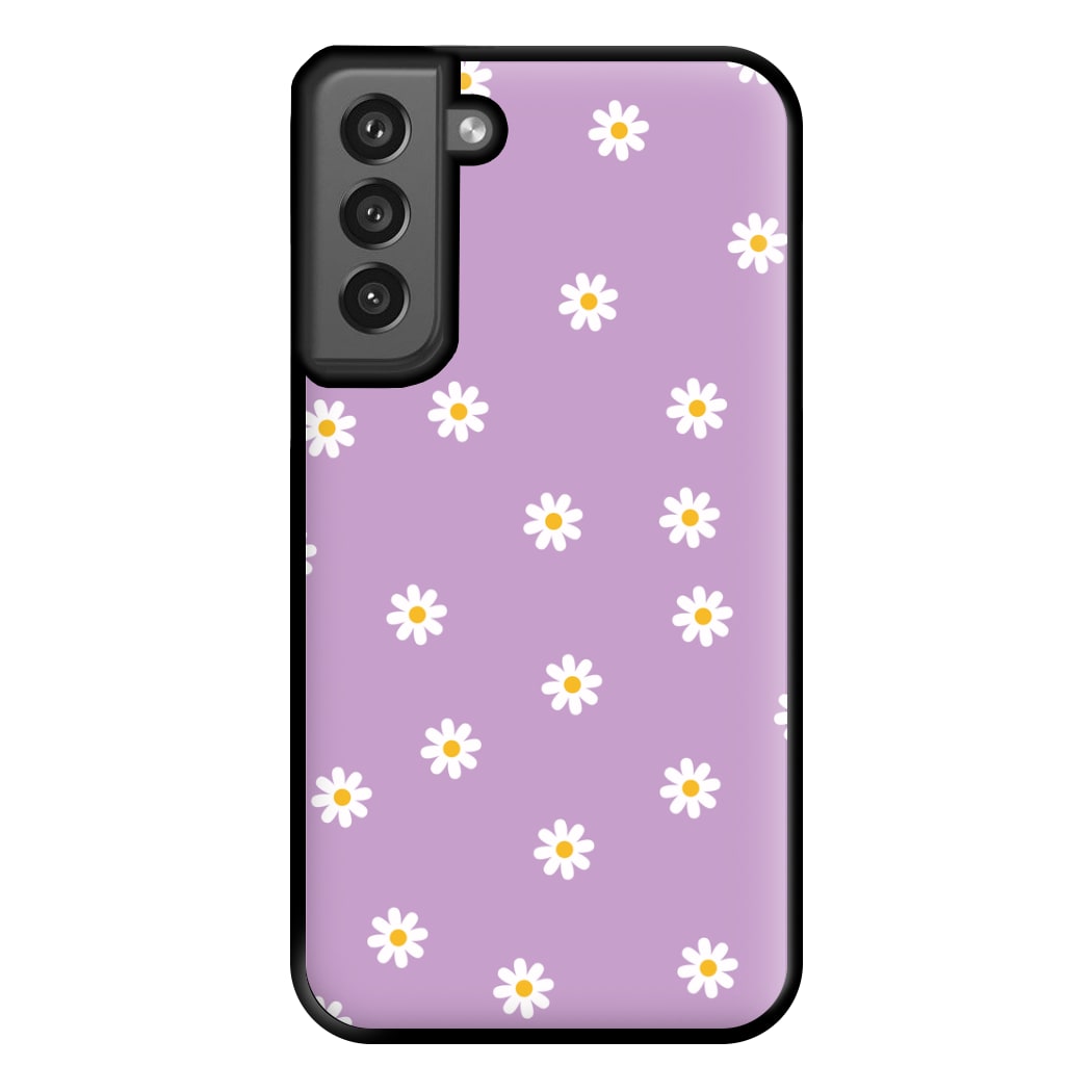 Purple Daisies Phone Case for Galaxy S21FE