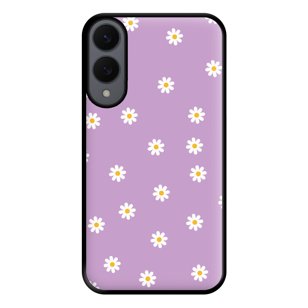 Purple Daisies Phone Case for Galaxy S25 Edge