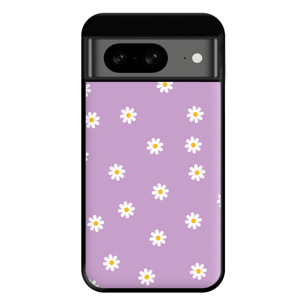 Purple Daisies Phone Case for Google Pixel 8