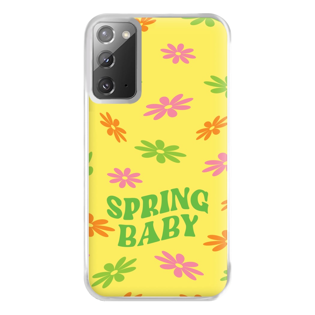 Spring Baby Retro Pattern Phone Case for Galaxy Note 20 Ultra