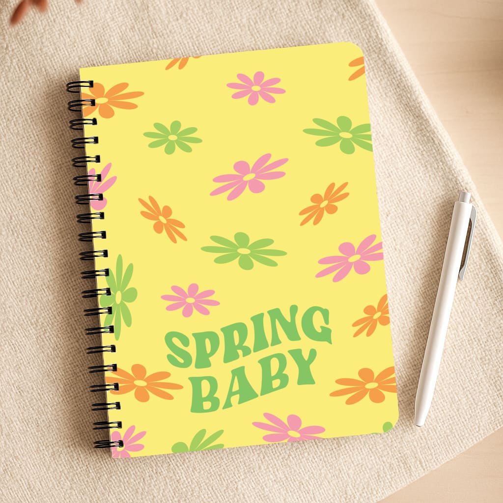 Spring Baby Retro Pattern Notepad