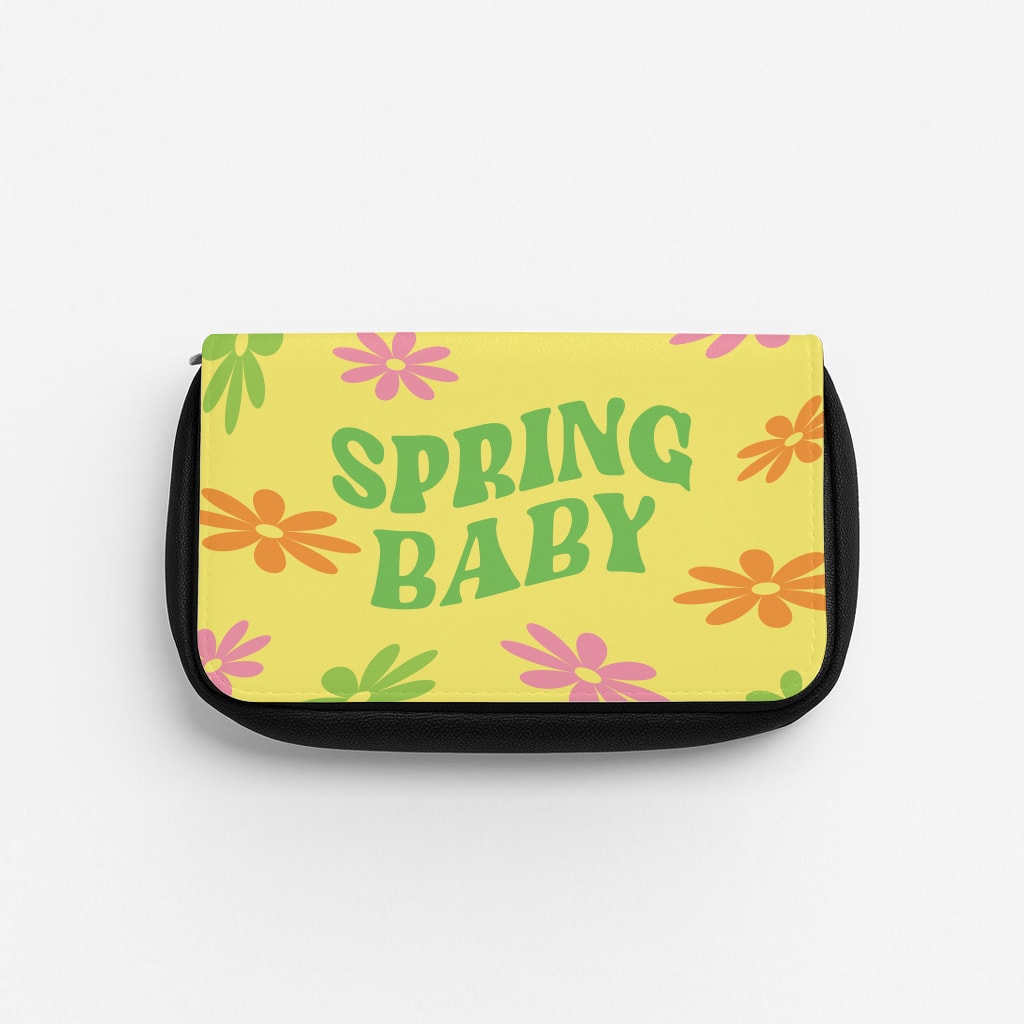 Spring Baby Retro Pattern Pencil Case