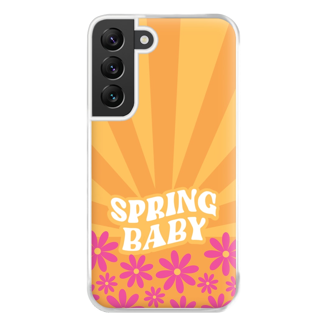 Spring Baby Retro Phone Case for Galaxy S22 Plus