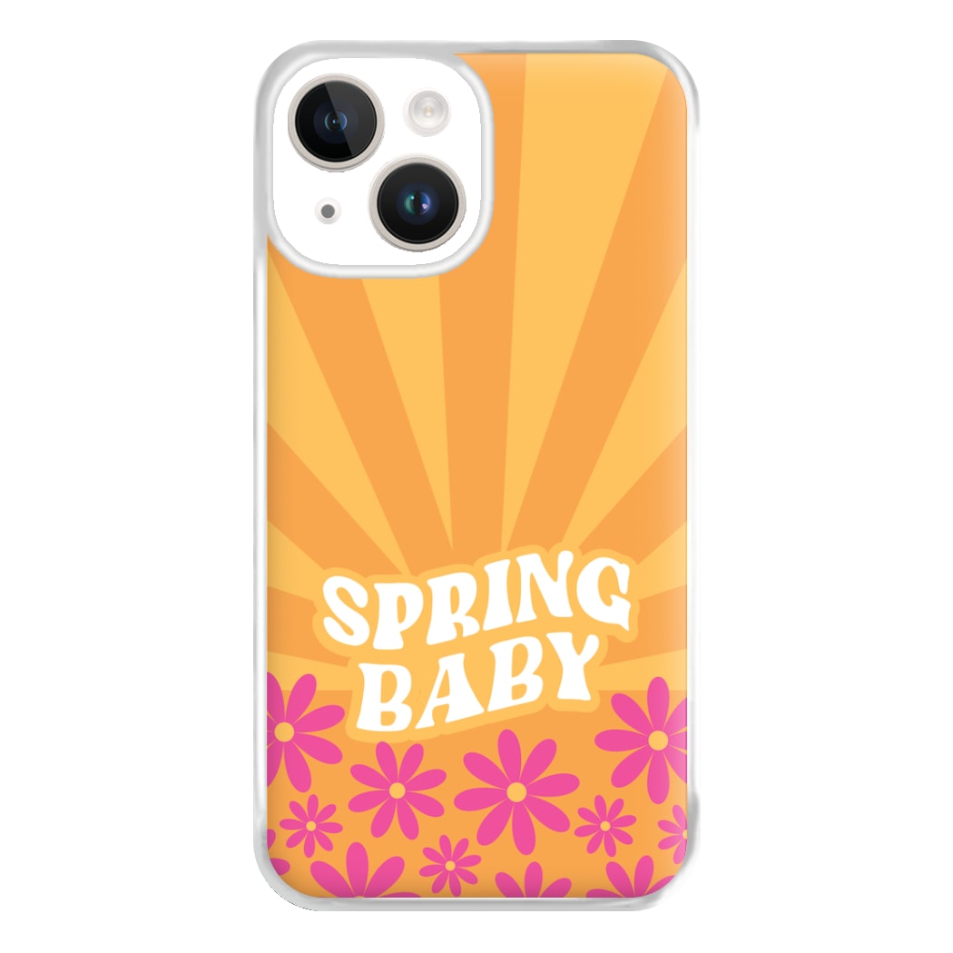 Spring Baby Retro Phone Case for iPhone 14