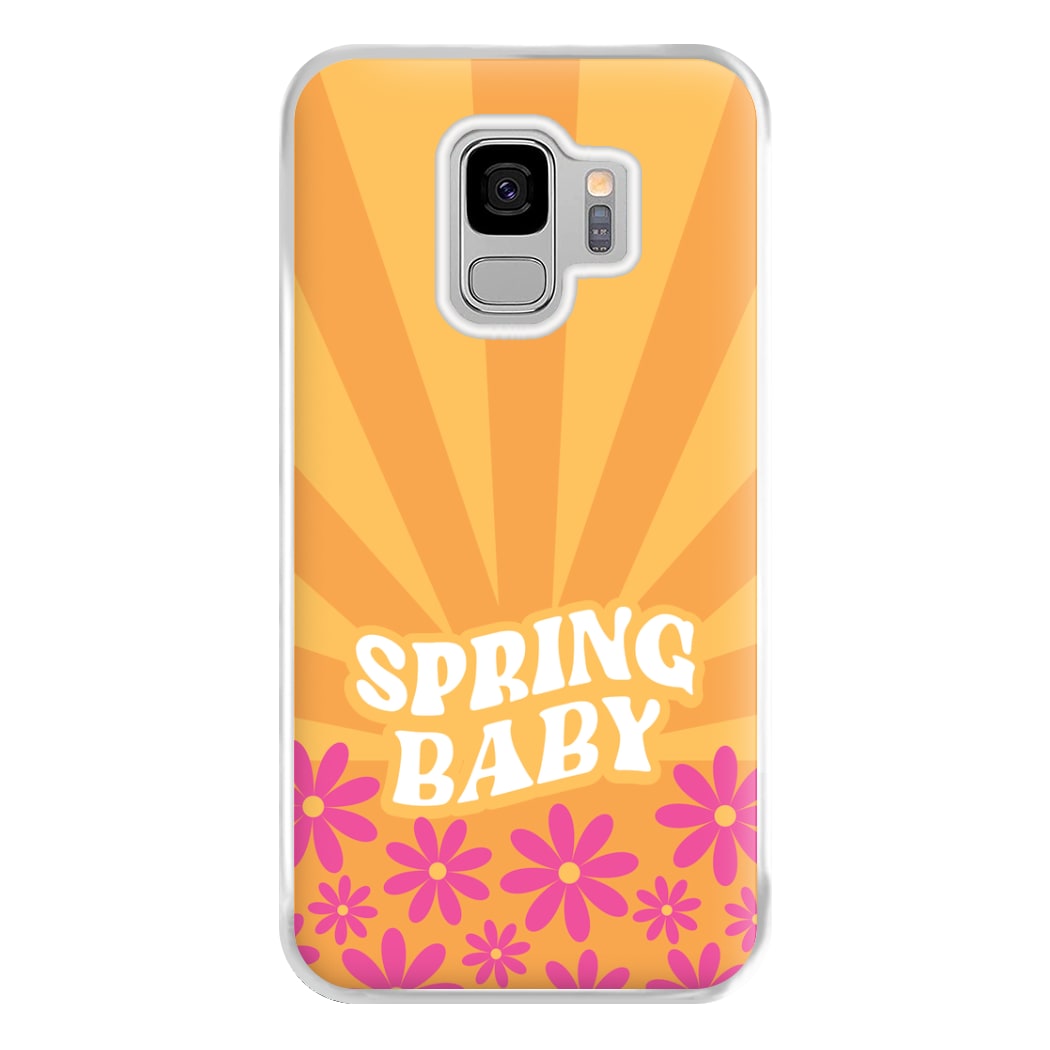 Spring Baby Retro Phone Case for Galaxy S9 Plus